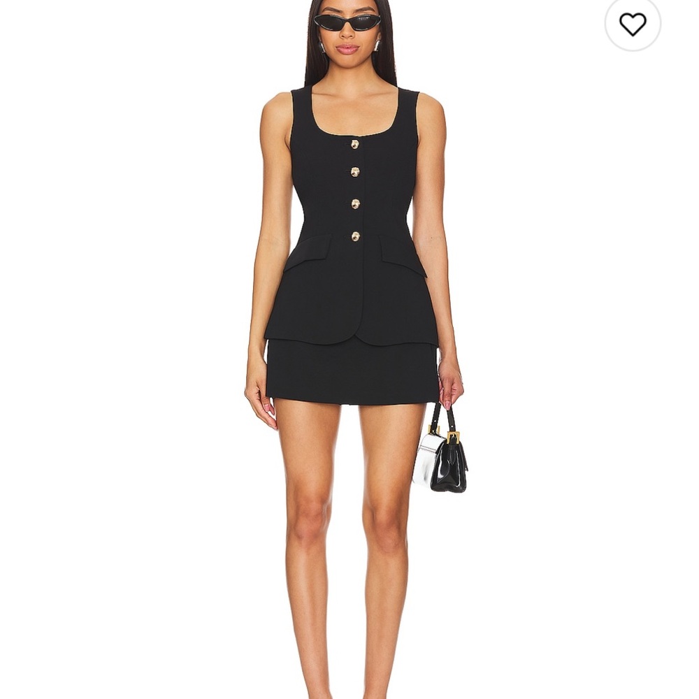 Amanda Uprichard Kya Romper Black Garment